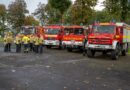 Bei erfolgreicher Großübung zur Bekämpfung von Waldbränden auch Verbesserungspotential erkannt