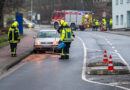 Verkehrsinsel “rasiert”: Ölwanne aufgerissen, Lappen weg