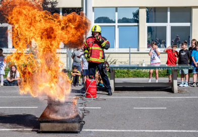 Brandheiße Pause in der Pestalozzi-Schule