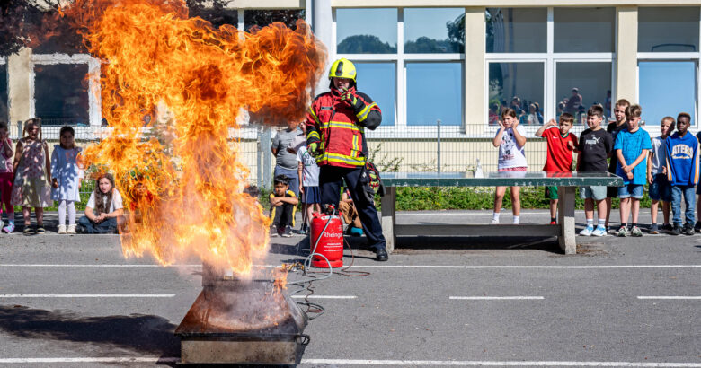 Brandheiße Pause in der Pestalozzi-Schule